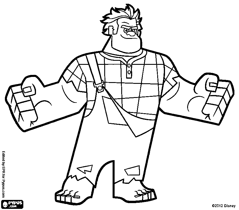 Wreck-It Ralph Coloring Pages - Get Coloring Pages
