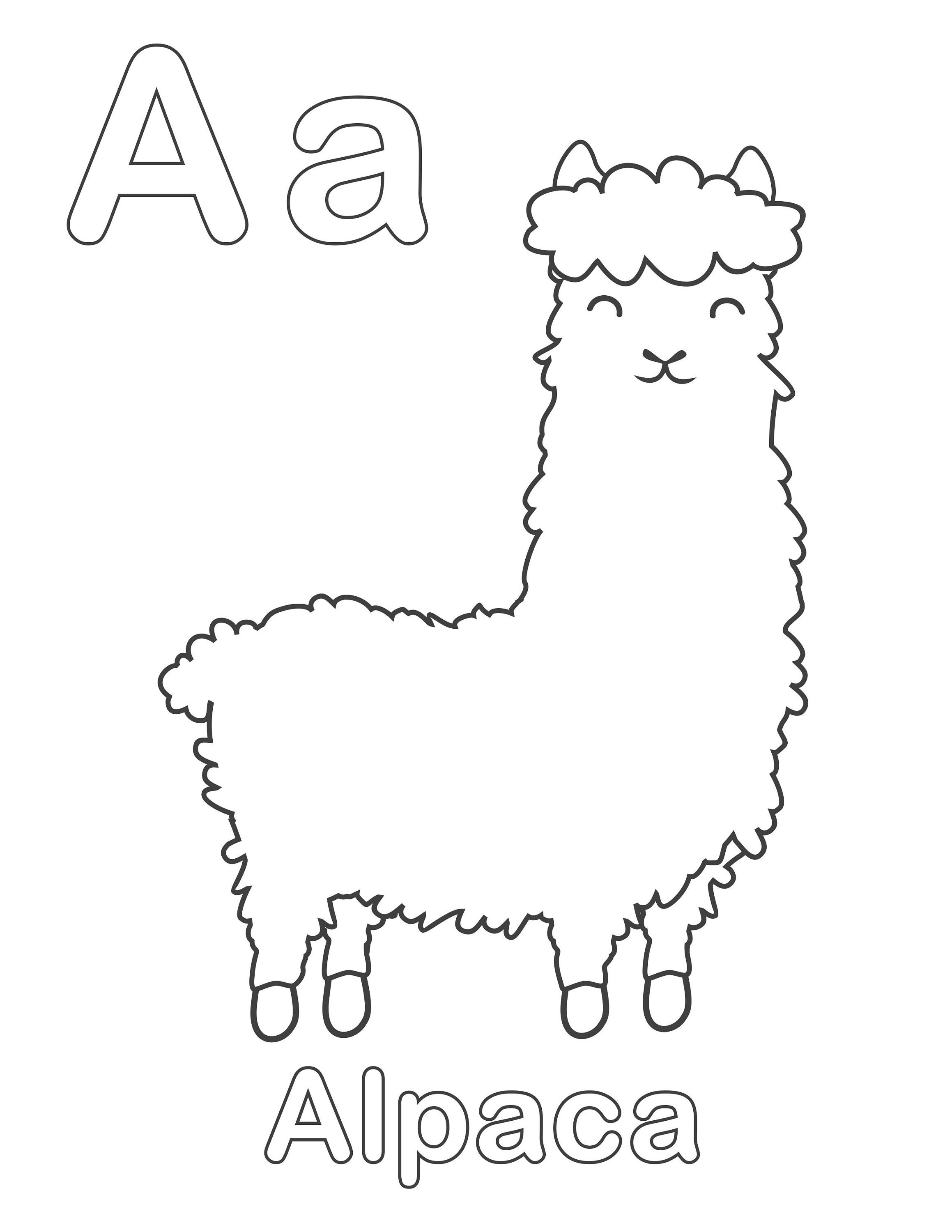 Alphabet Coloring Book for Kids of All Ages. - Etsy