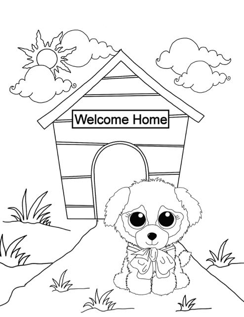 Free Beanie Boo Coloring Pages Download & Print: Cats, Dogs and Unicorns