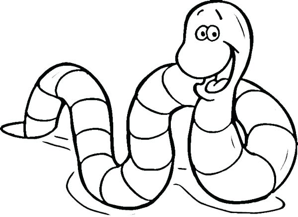 Worm Coloring Pages at GetDrawings.com | Free for personal ...