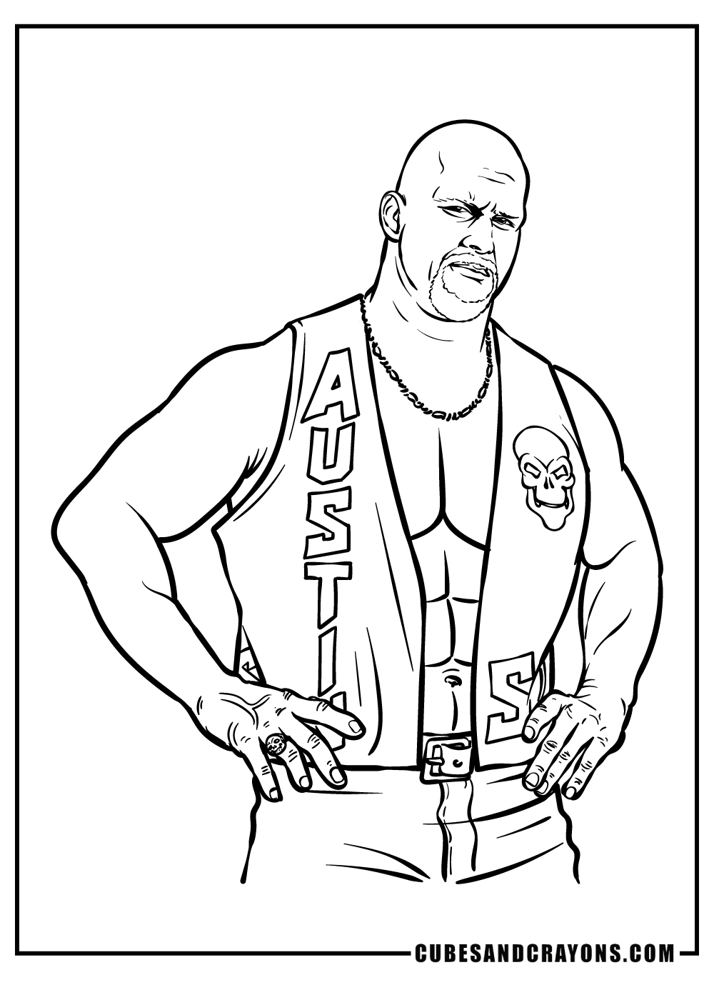 Printable WWE Coloring Pages (Updated 2022)