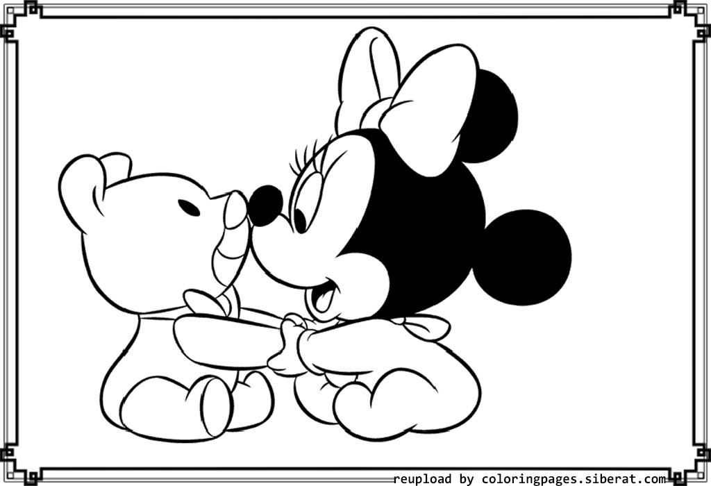 Cute Disney Coloring Pages Baby Mickey Mouse Doll - Colorine.net ...