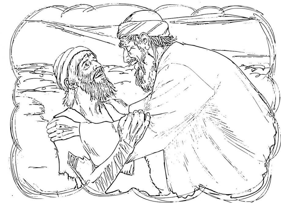 Prodigal Son Coloring Pages Preschool Prodigal Son Coloring Page ...