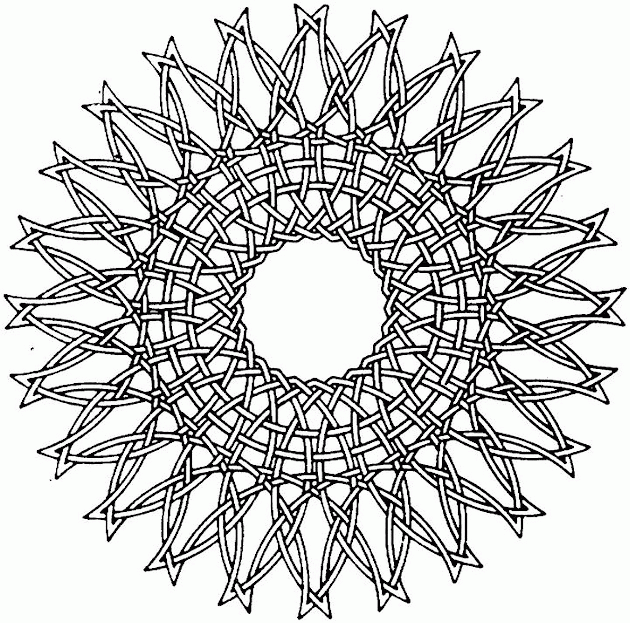Geometric Design - Coloring Pages for Kids and for Adults
