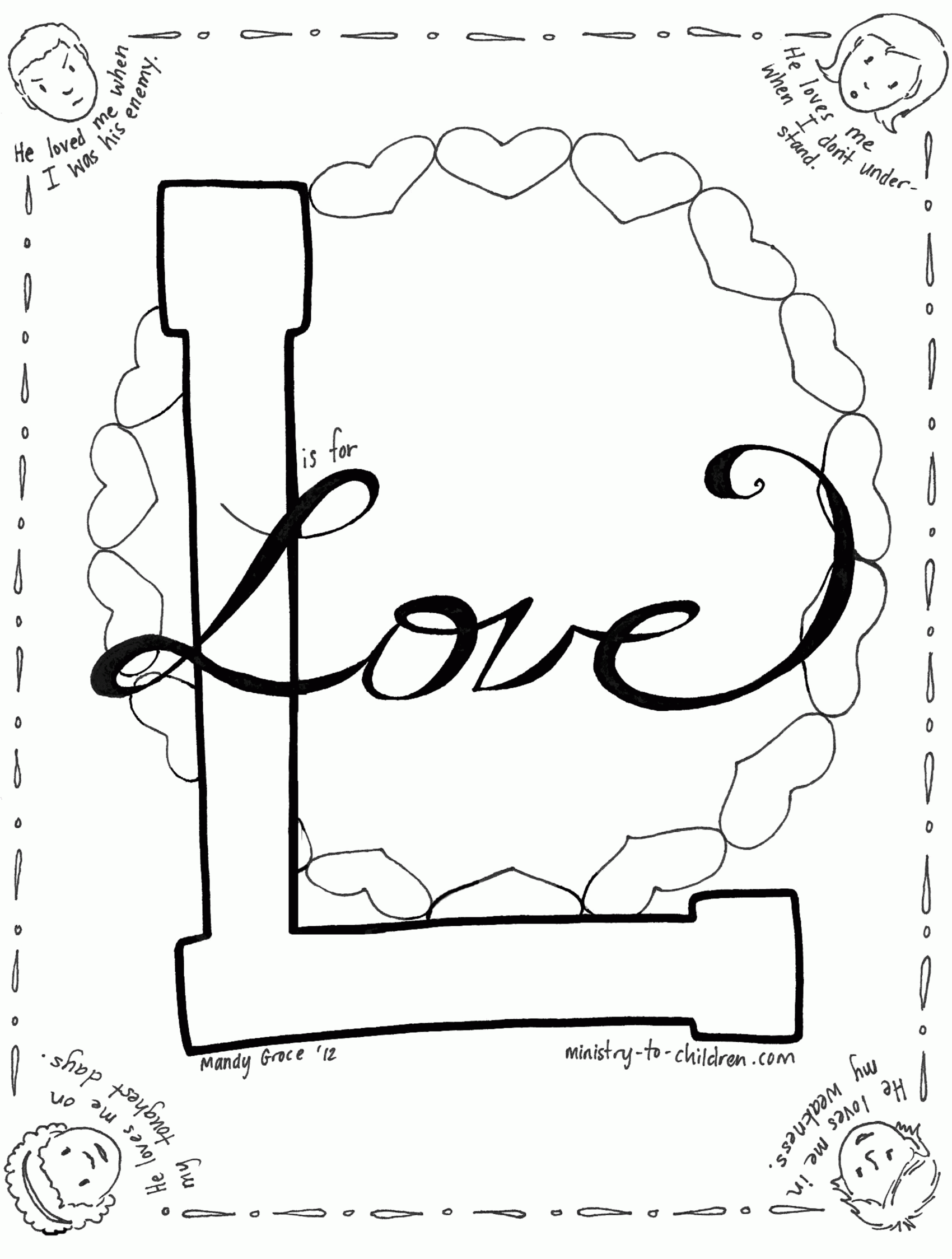 About True Love Coloring Pages - Coloring Pages For All Ages
