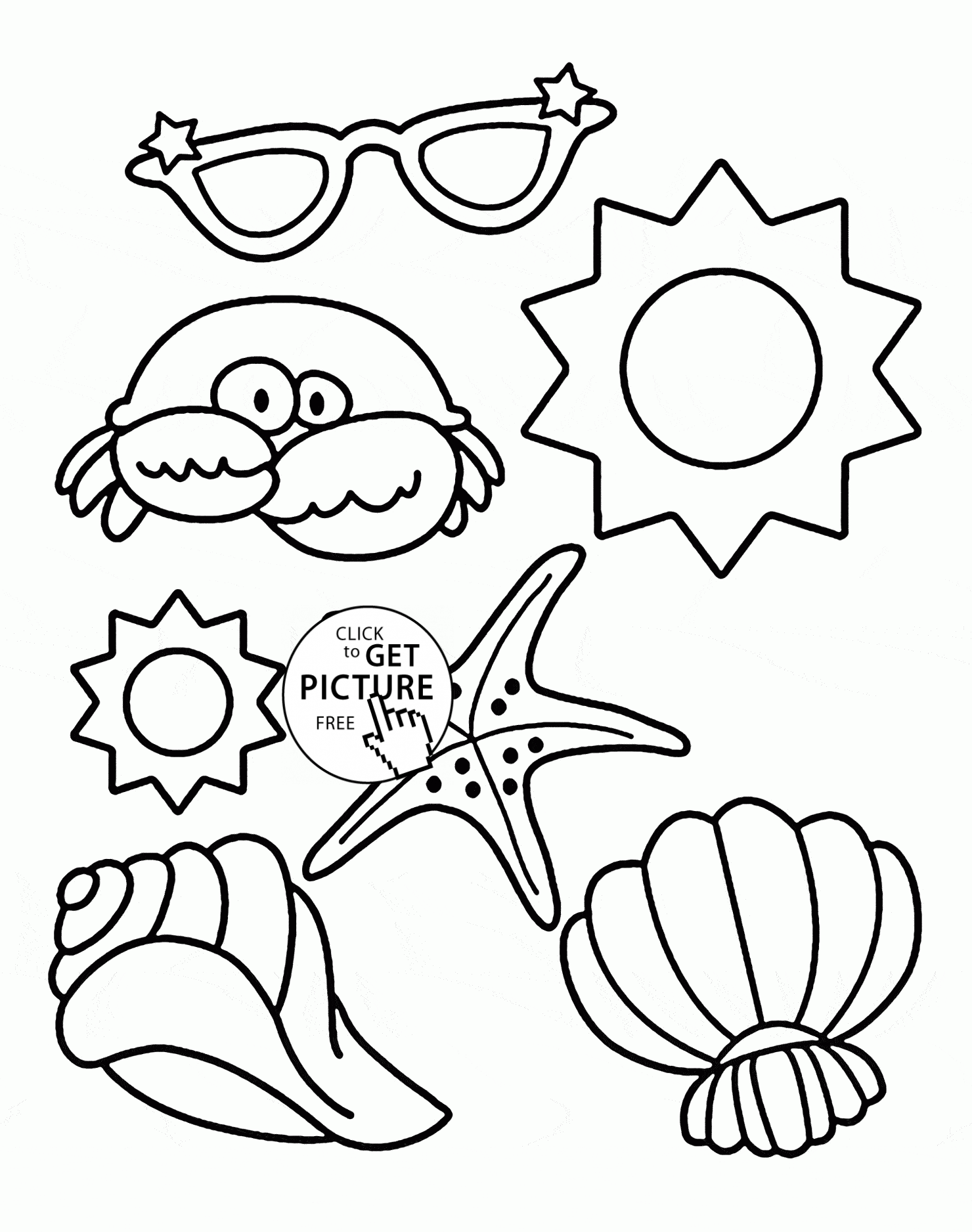 Summer Coloring Pages For Kids To Print Out Coloring Home