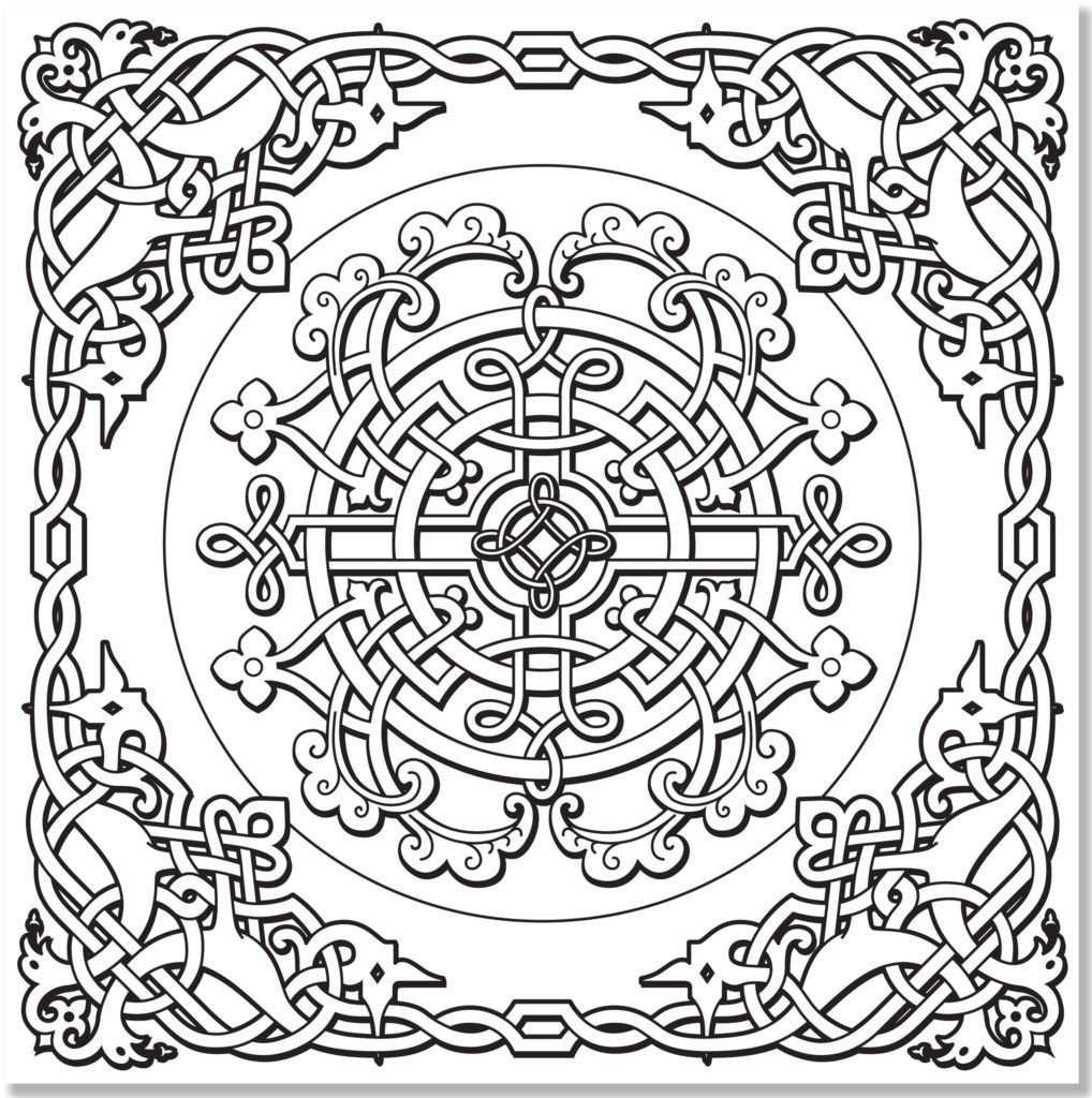 Adult Coloring Pages Free Celtic Coloring Home