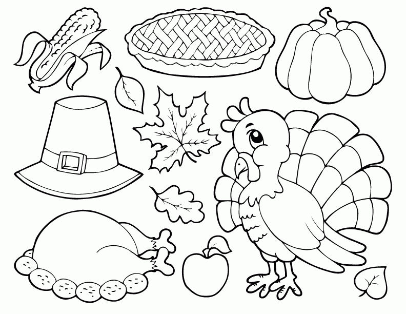 Free Peanuts Thanksgiving Coloring Pages - Coloring Page