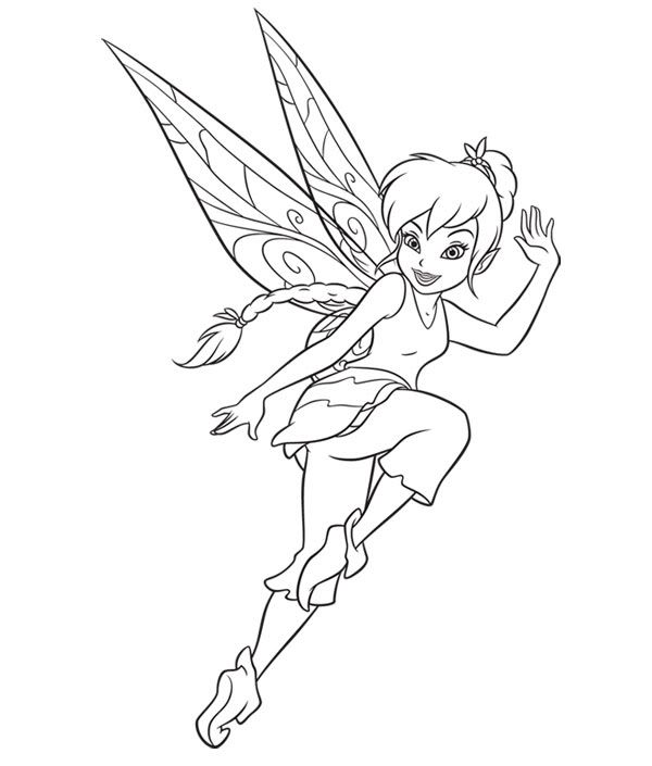 Fairy Coloring Sheet - Coloring Pages for Kids and for Adults