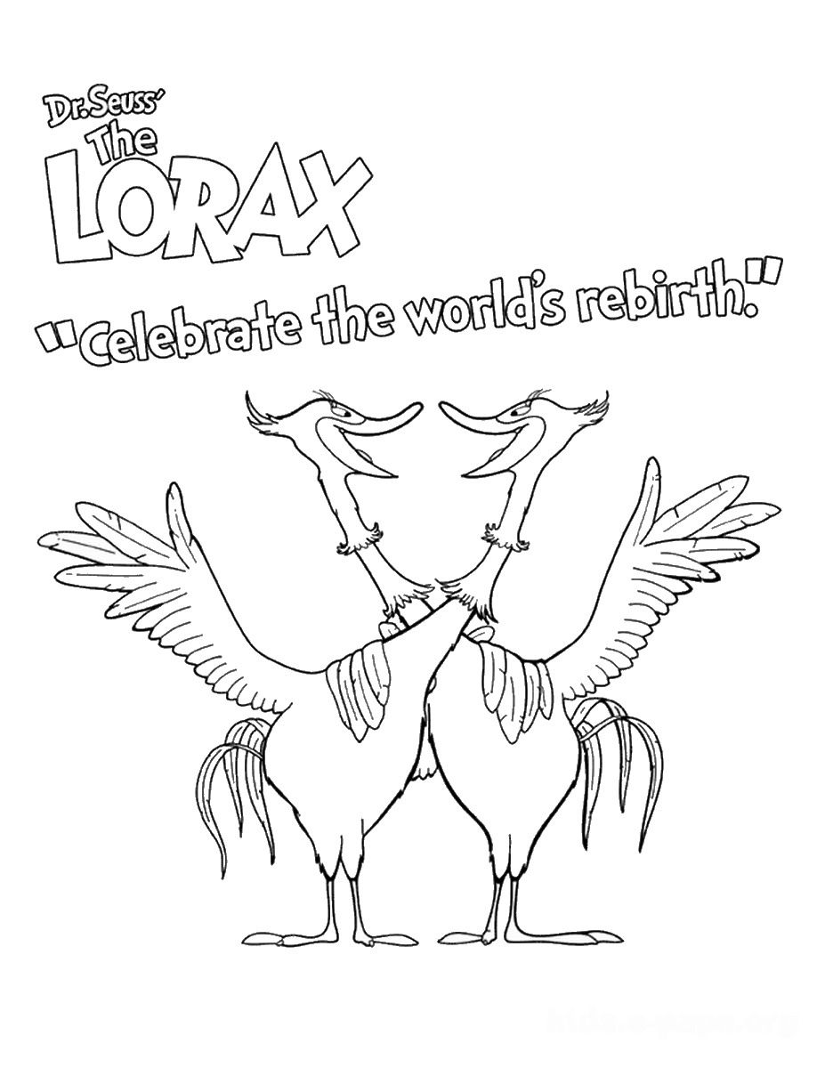The Lorax Coloring Pages