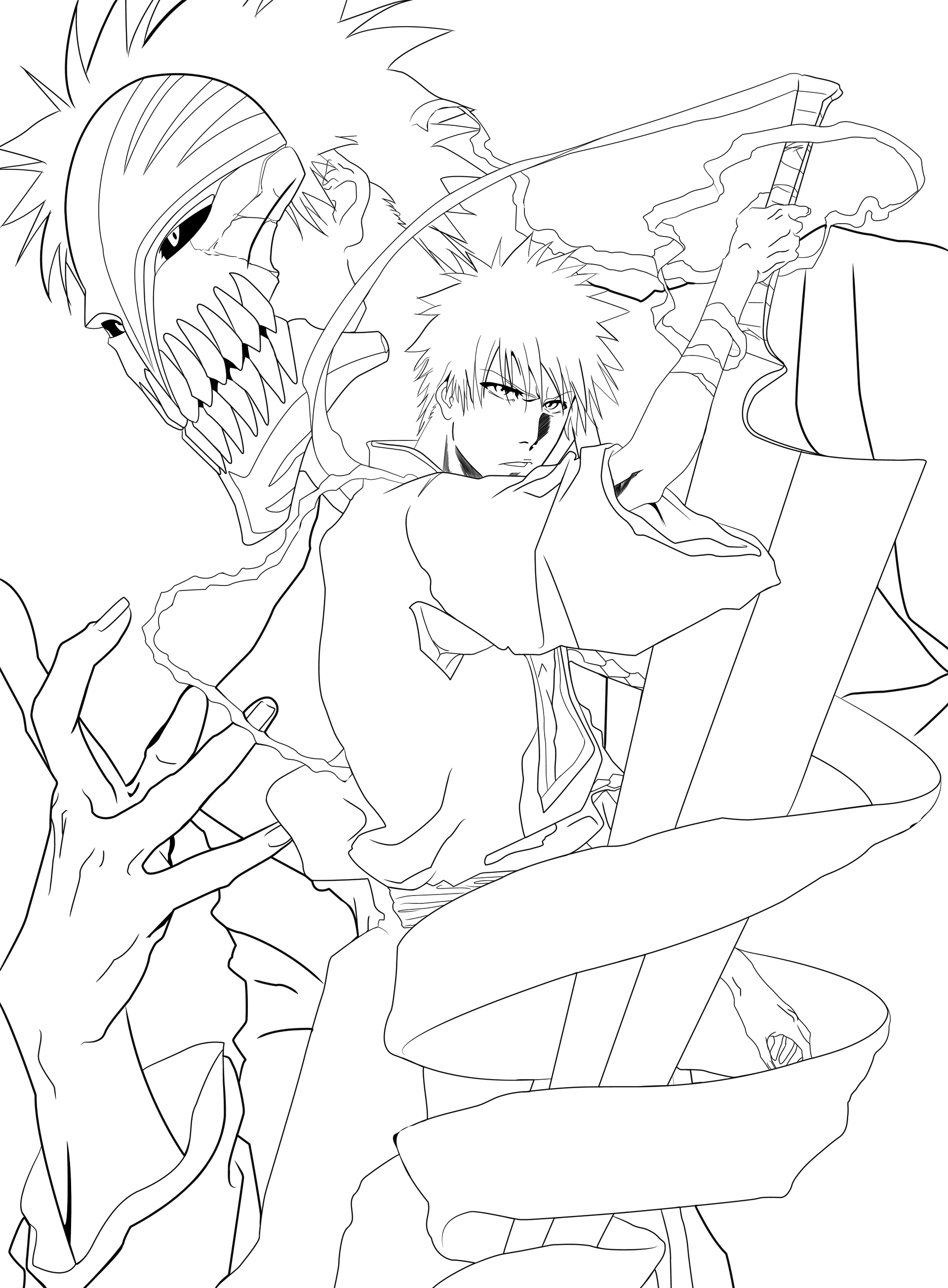 bleach coloring pages | Bleach ...