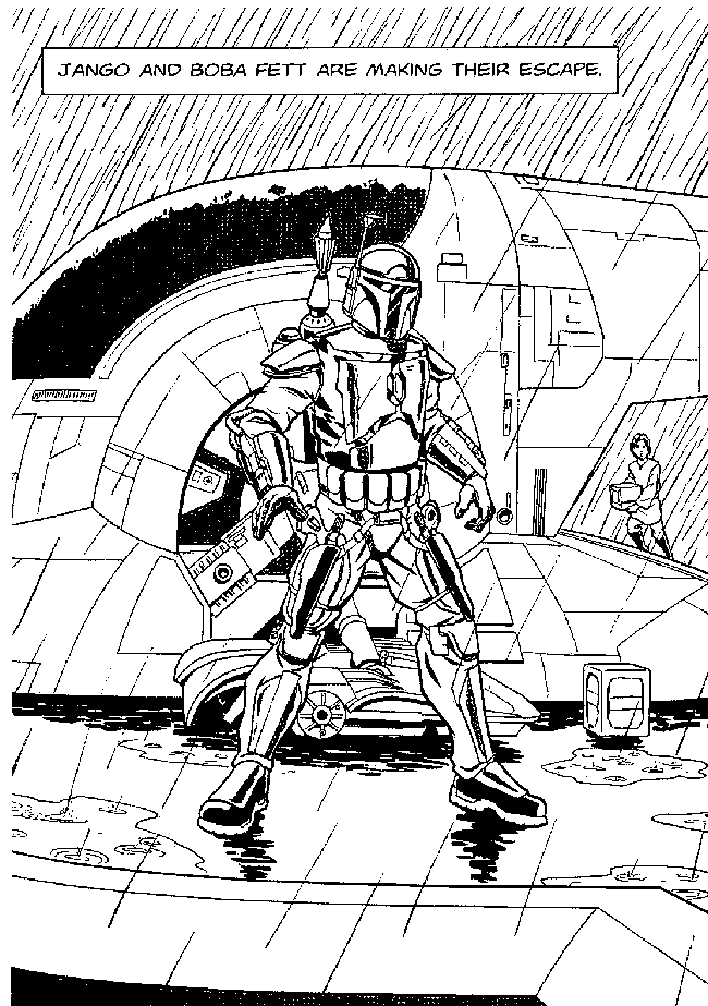 Kids-n-fun.com | 23 coloring pages of Star wars Attack of the Clones