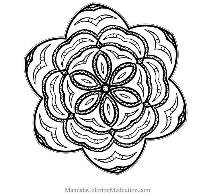 m and m coloring pages | Free Printable Mandala Coloring Page ...
