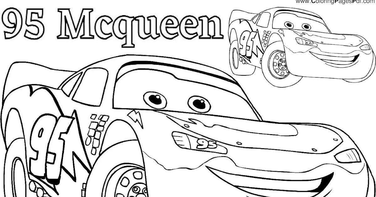 Free lightning mcQueen coloring page : r/Coloring_Pages_pdf