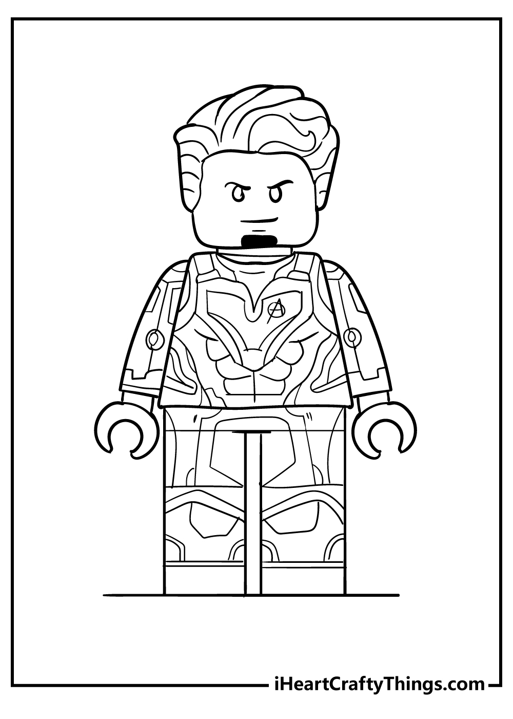 Printable Lego Avengers Coloring Pages (Updated 2022)