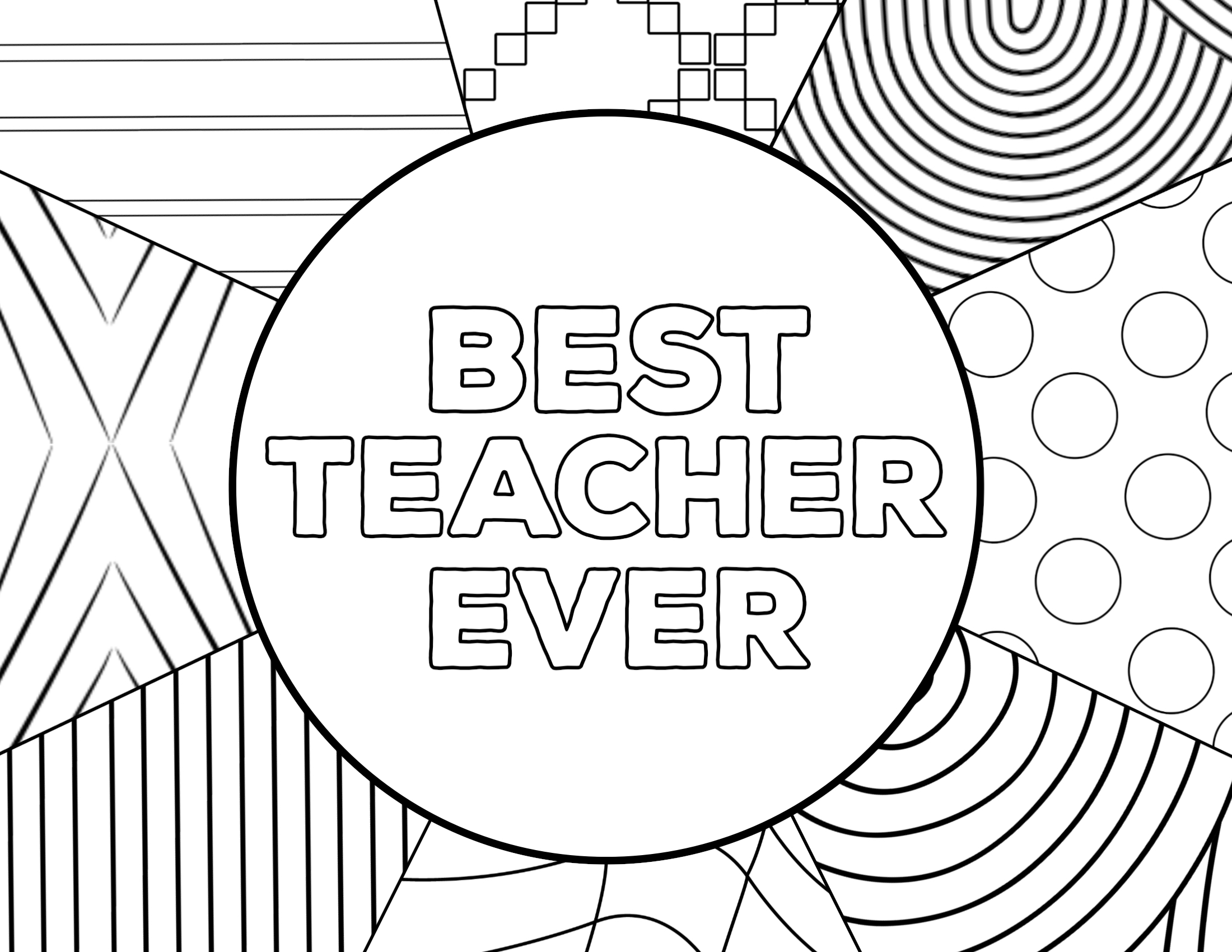 Best Teacher Ever Coloring Pages Coloring Home