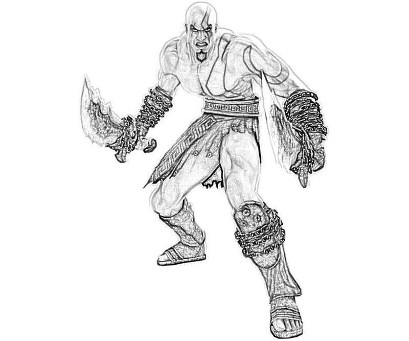 God Of War Coloring Pages - Coloring Home