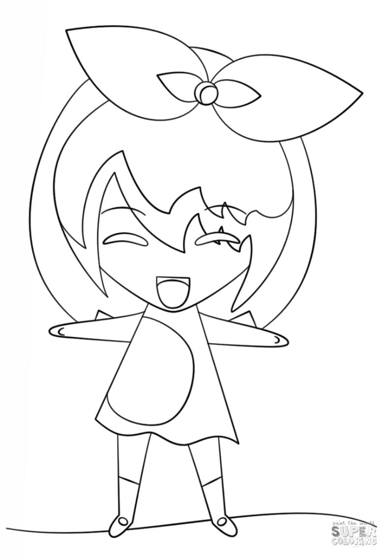 Get This Kawaii Anime Girl Coloring Pages ! - Coloring Home