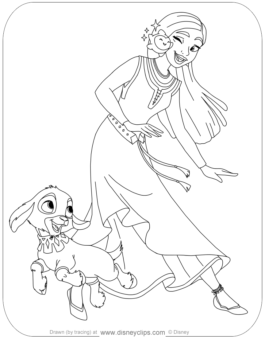 Disney's Wish Coloring Pages (PDF ...