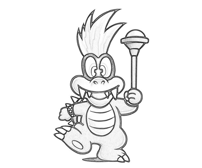 Larry Koopa Coloring Pages.