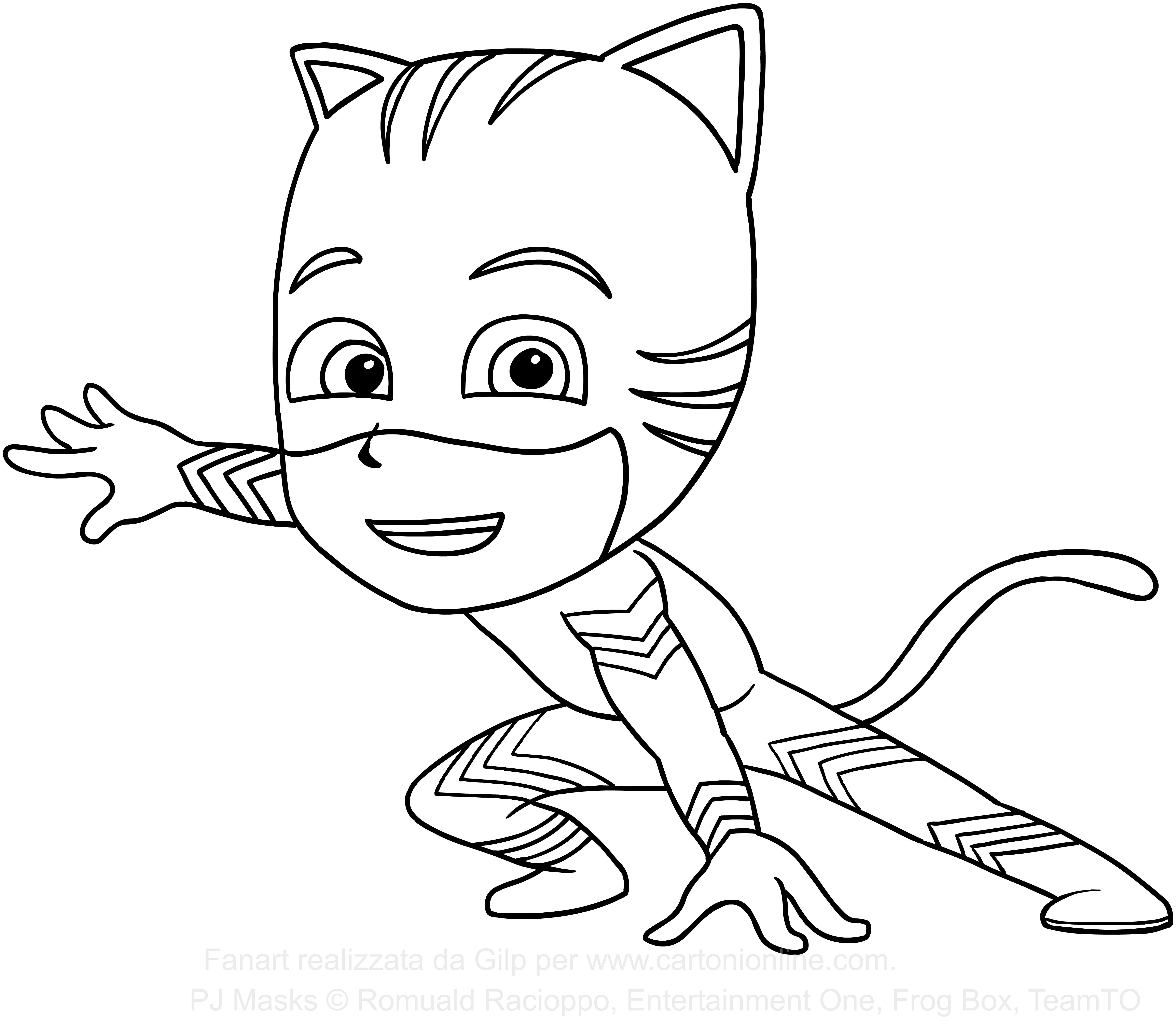 Pj Masks Catboy Coloring Pages   Coloring Home