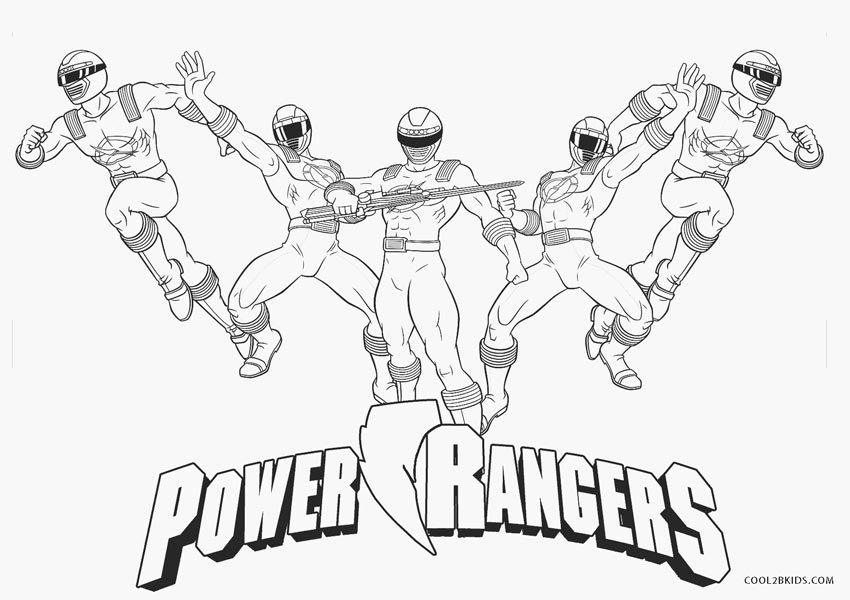 Free Printable Power Ranger Coloring Pages For Kids | Cool2bKids