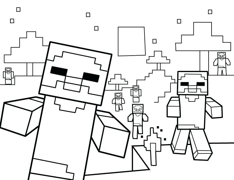 Minecraft Creeper Coloring Pages Printable at GetDrawings | Free ...