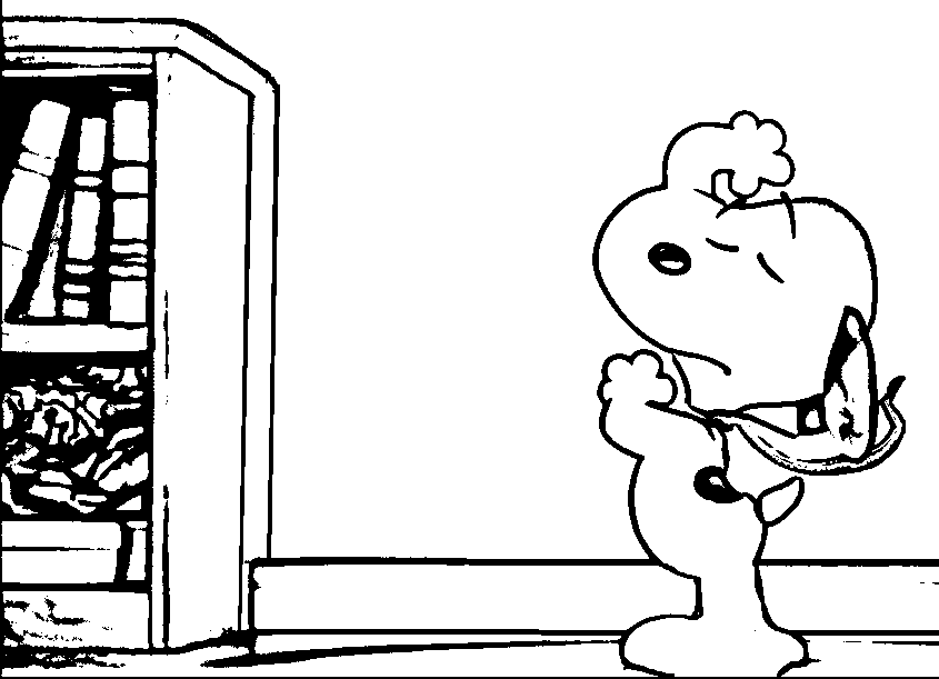 Snoopy Flamenco Coloring Page | Wecoloringpage