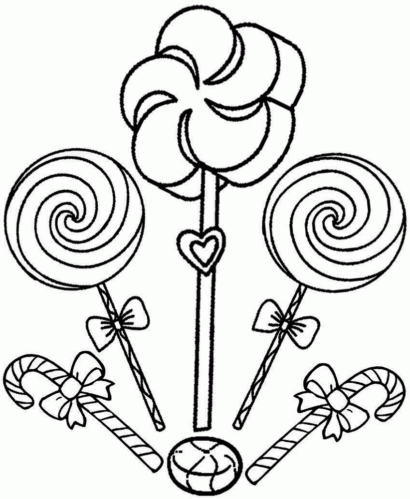 Candy Land Coloring Pages for Fun Coloring Time | Dear Joya