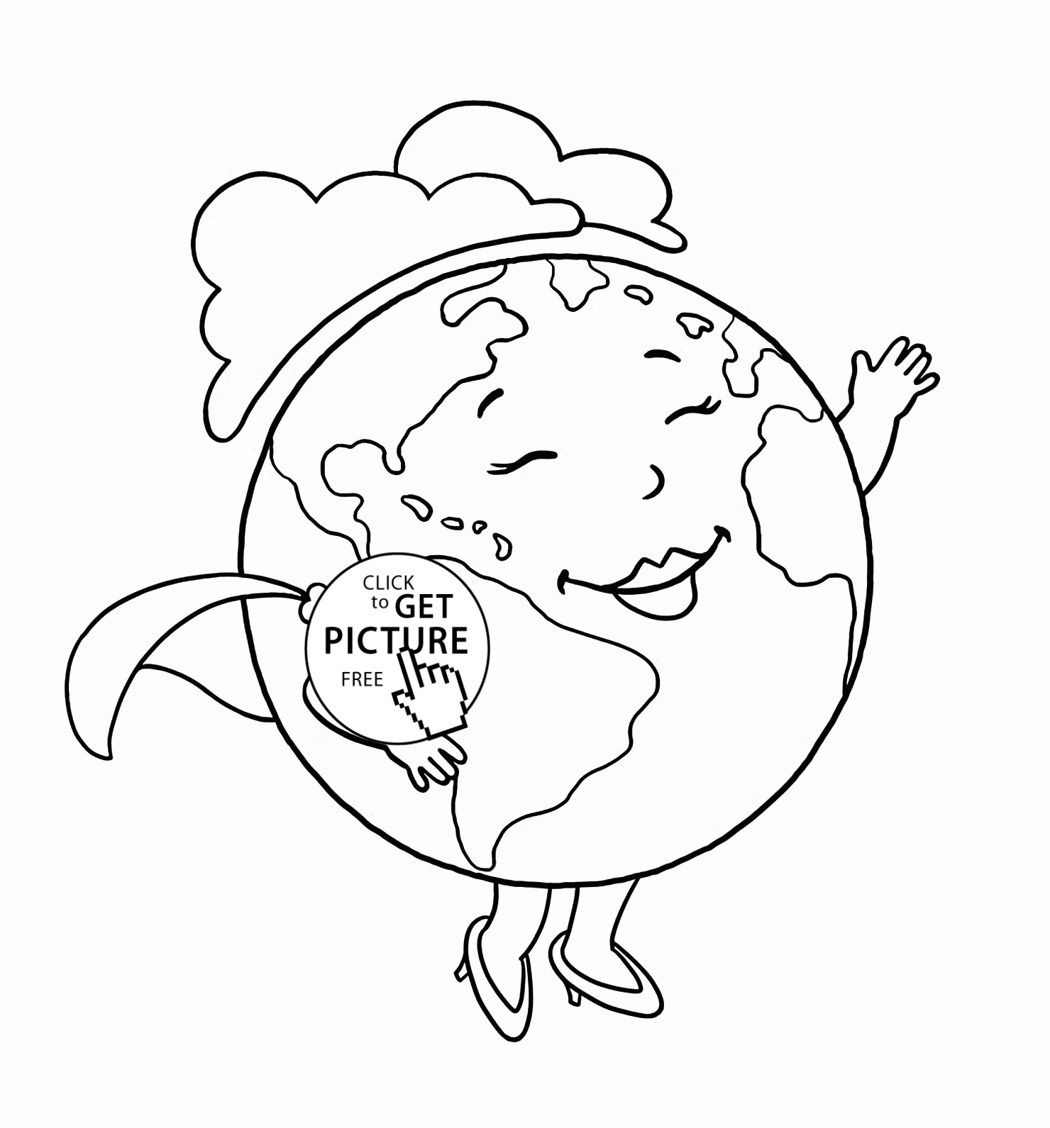 Download Save Earth Coloring Pages - Coloring Home