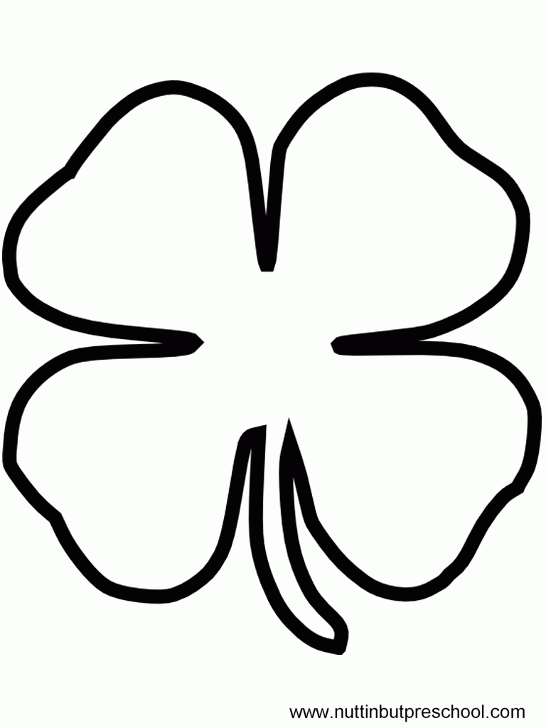 Free Coloring Pages Of Shamrocks Coloring Home