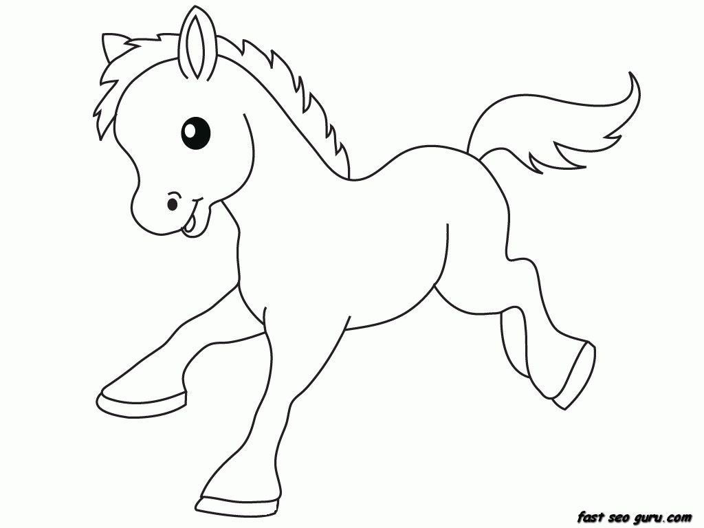 Animal Coloring Pages Toddlers - Coloring Home