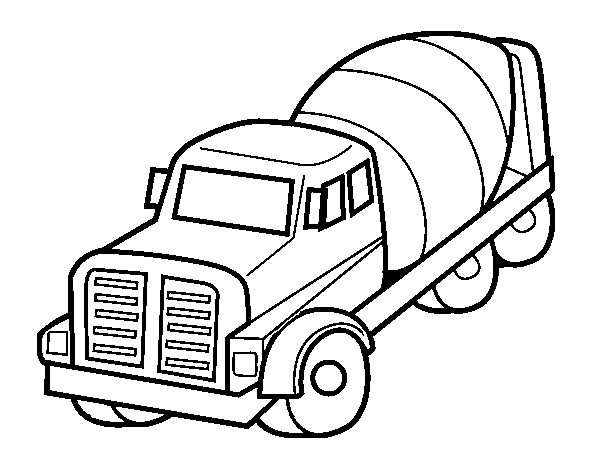 concrete mixer truck coloring page coloringcrew com. fall coloring ...