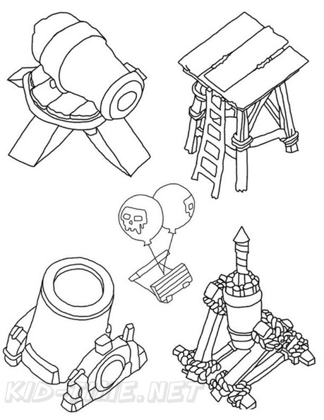 Clash of Clans Coloring Book Page | Free Coloring Book Pages ...