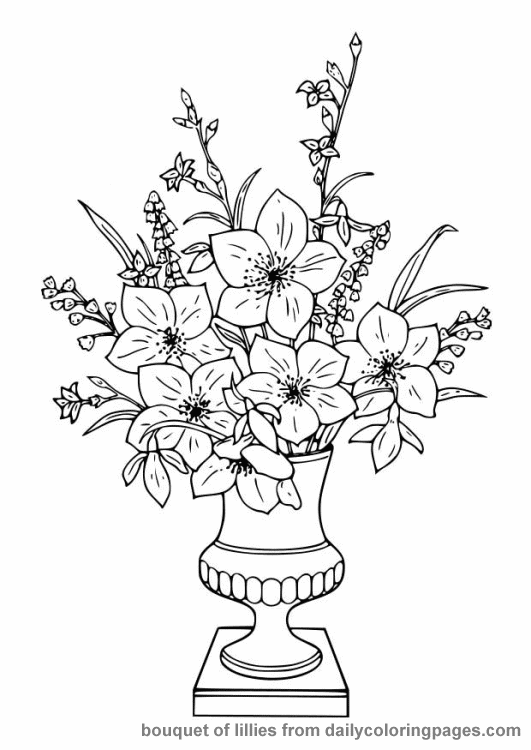 Hard Flower Coloring Pages | printable coloring for kids ...