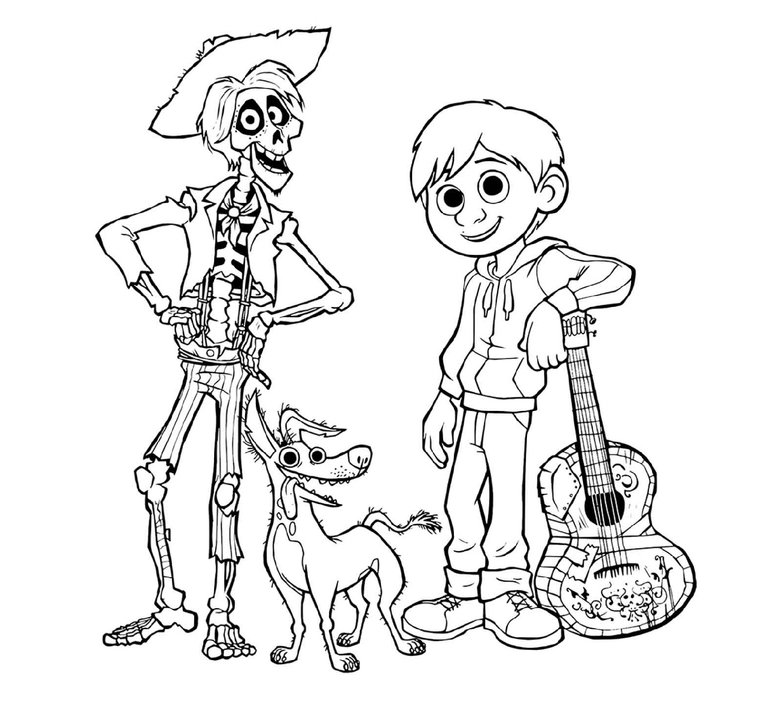 Pixar Coco Coloring Pages   20 Coloring   Coloring Home
