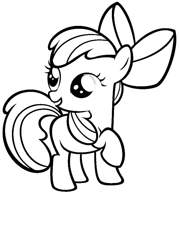Apple Bloom Coloring Pages