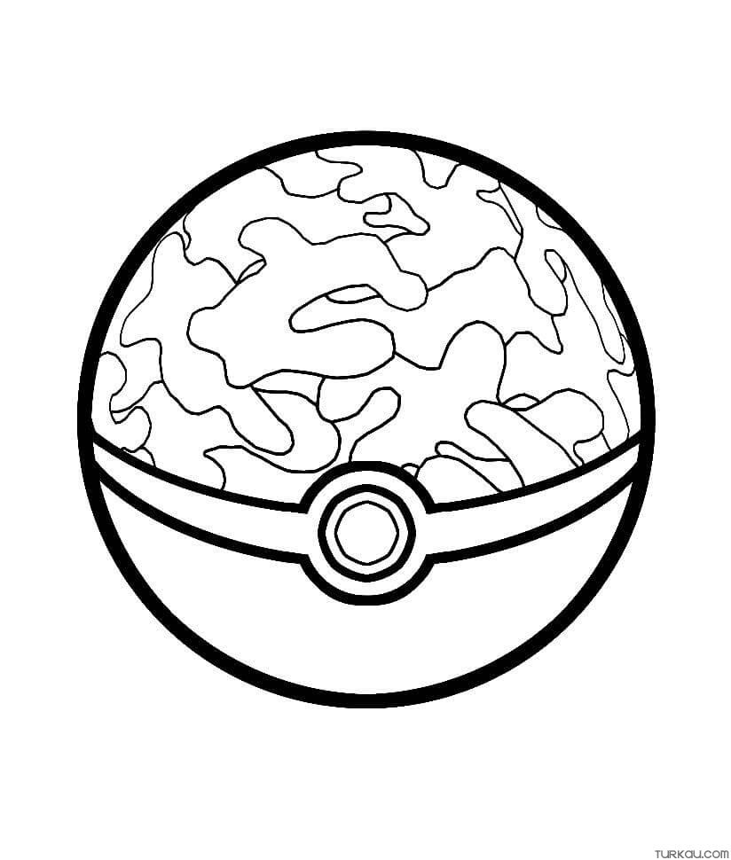 Pokeball Coloring Pages Coloring Home