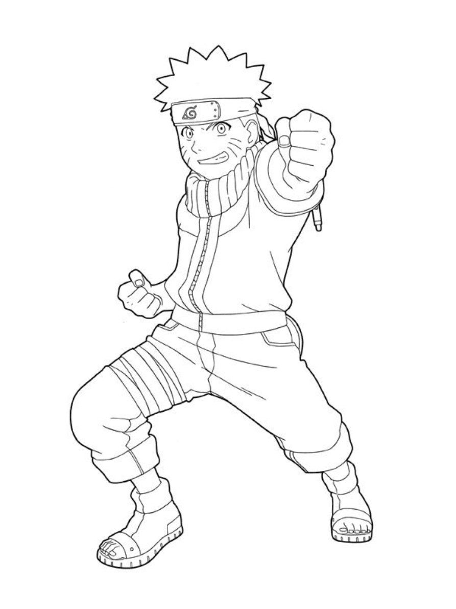 Naruto Pictures To Color  Naruto Coloring Pages For Kids. Naruto ...