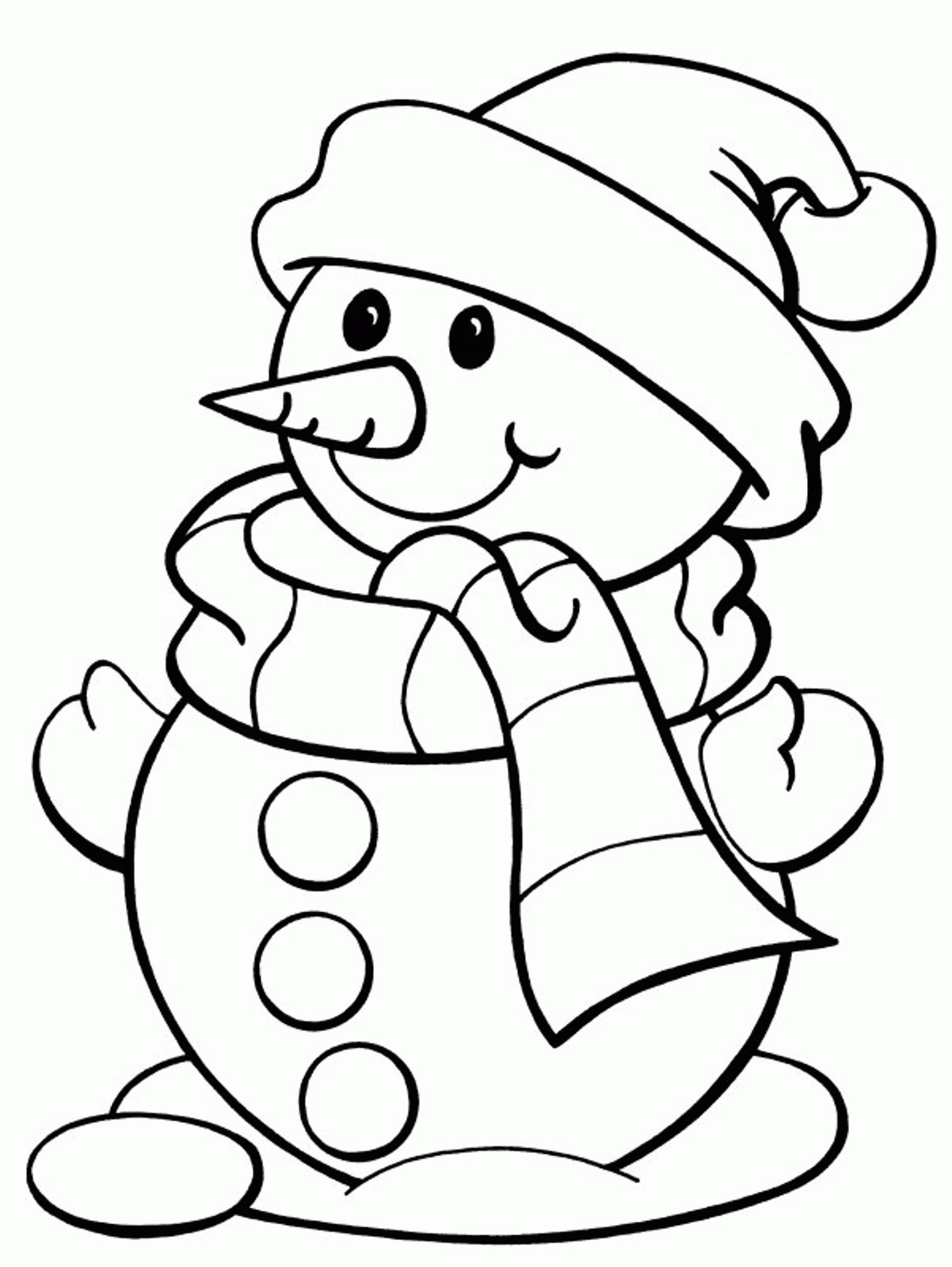 Winter Coloring Worksheets For Kindergarten   The Largest And Most ...