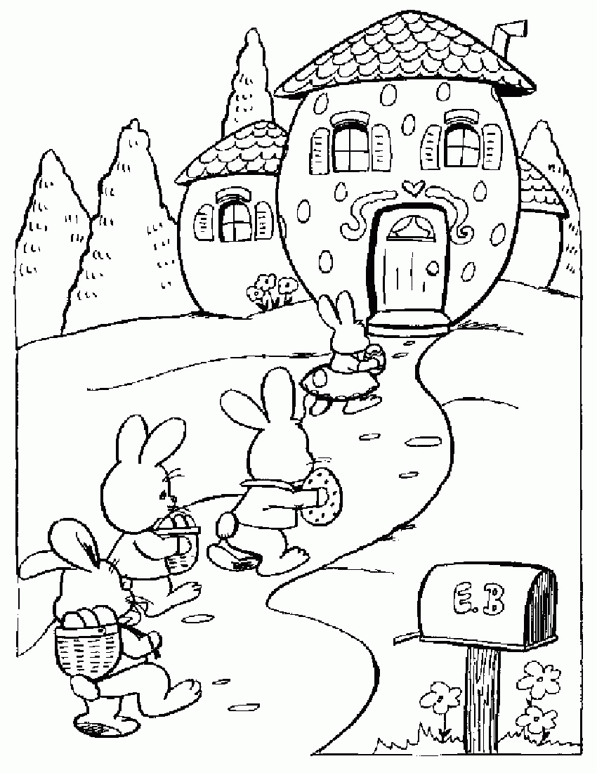 Easter Pages To Color | Coloring Pages - Part 3