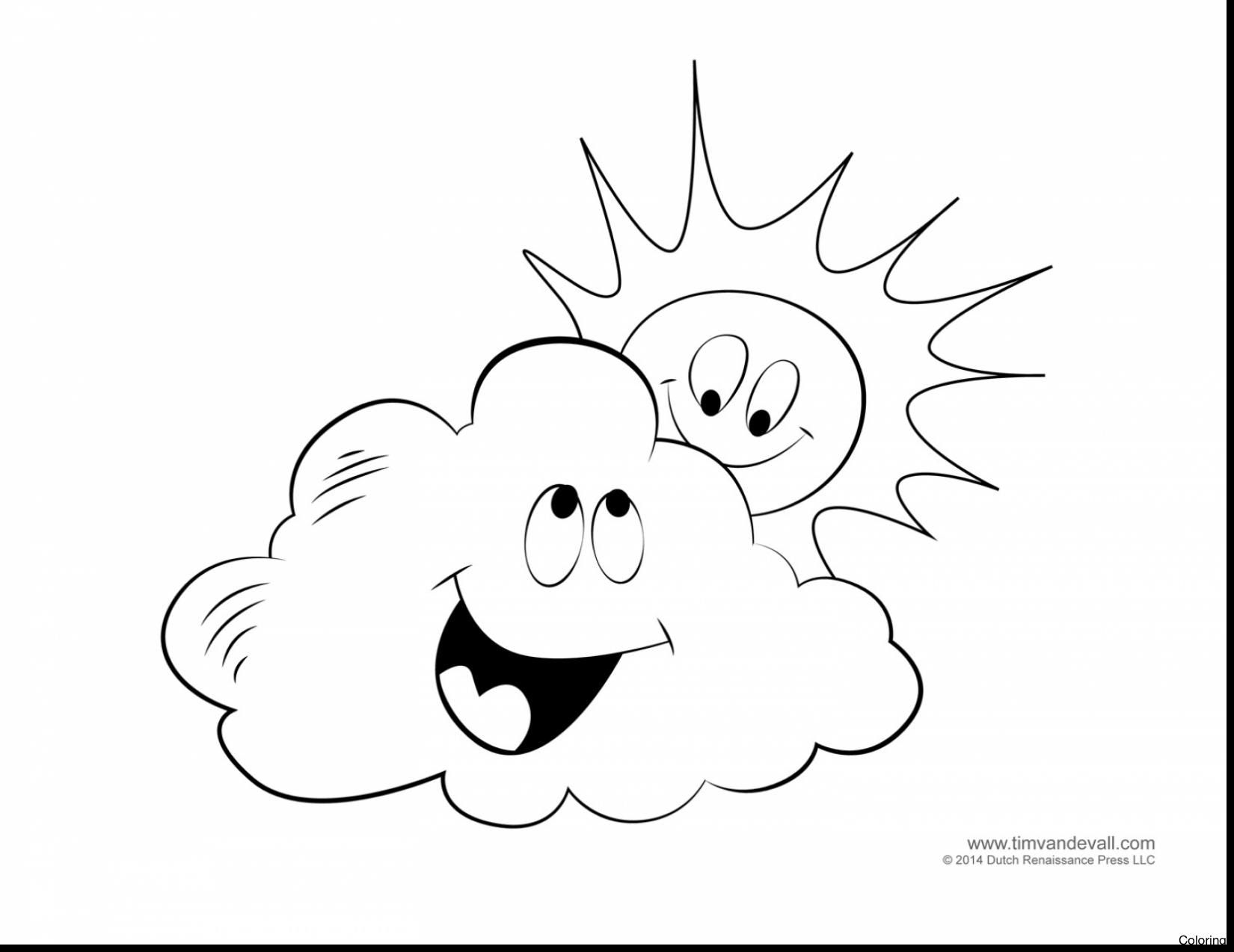 Cloudy Day Coloring Pages - Coloring Home