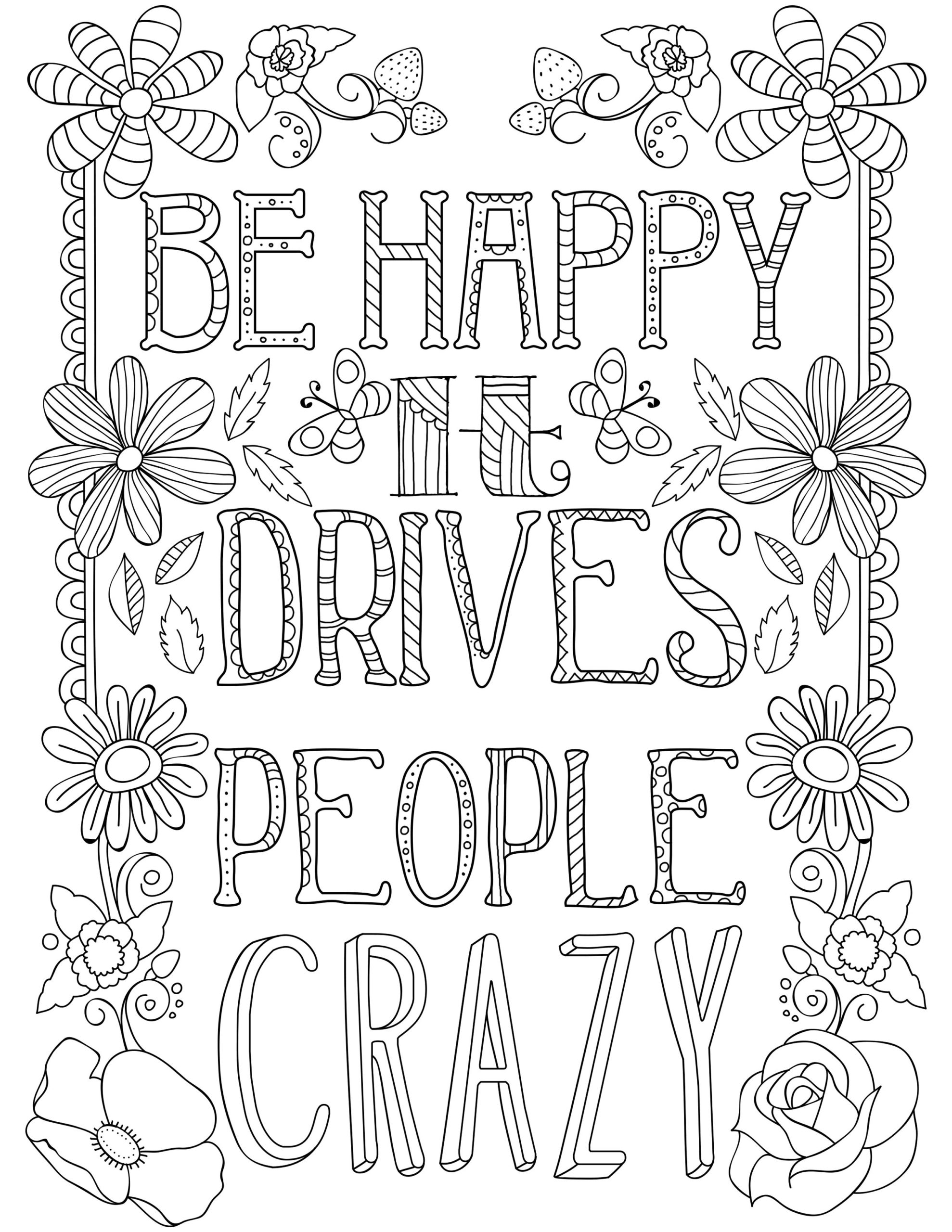 Quotes Coloring Pages For Adults ...golfrealestateonline.com ...