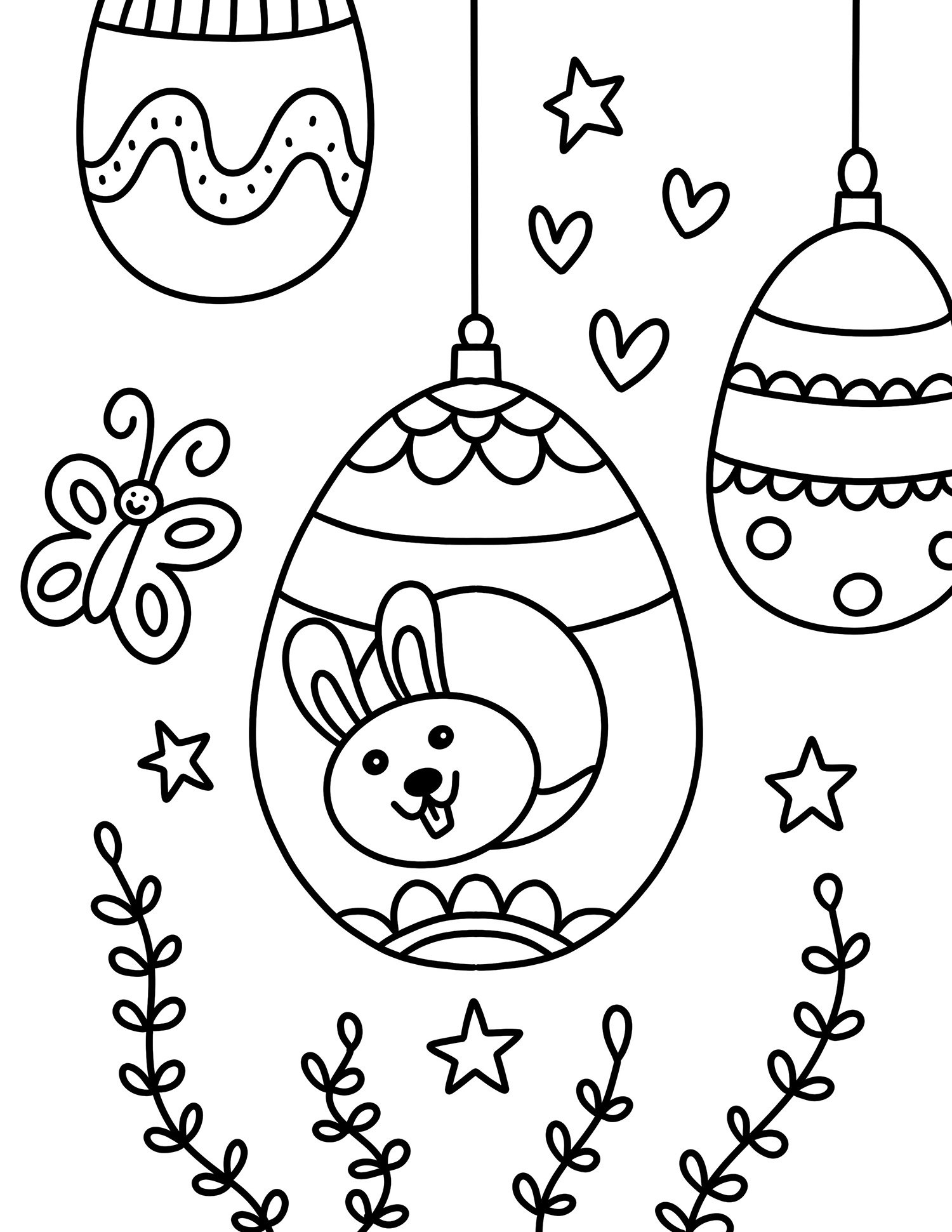 Coloring : Uncategorized Freetable Easter Coloring Page For