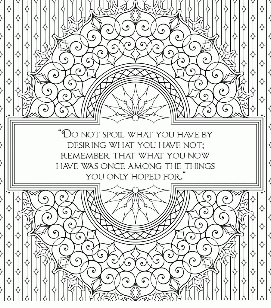 Coloring Pages For Adults Printable Quotes - Coloring Home