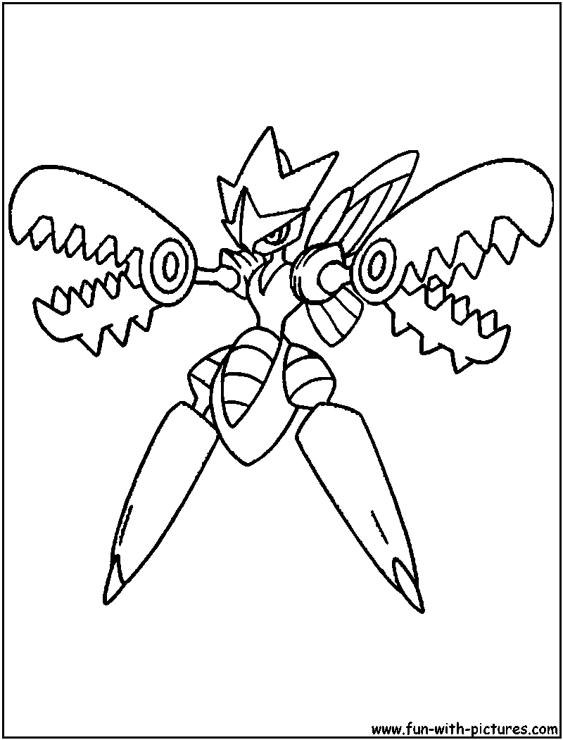 Download Pokemon Scizor Coloring Pages - Coloring Home