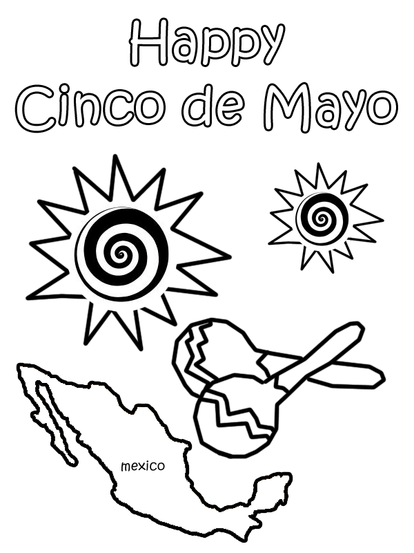 Cinco de Mayo Coloring Pages 2 | Coloring Pages To Print