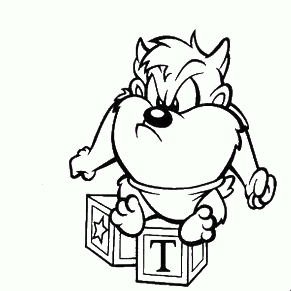 Taz-Mania Coloring Pages