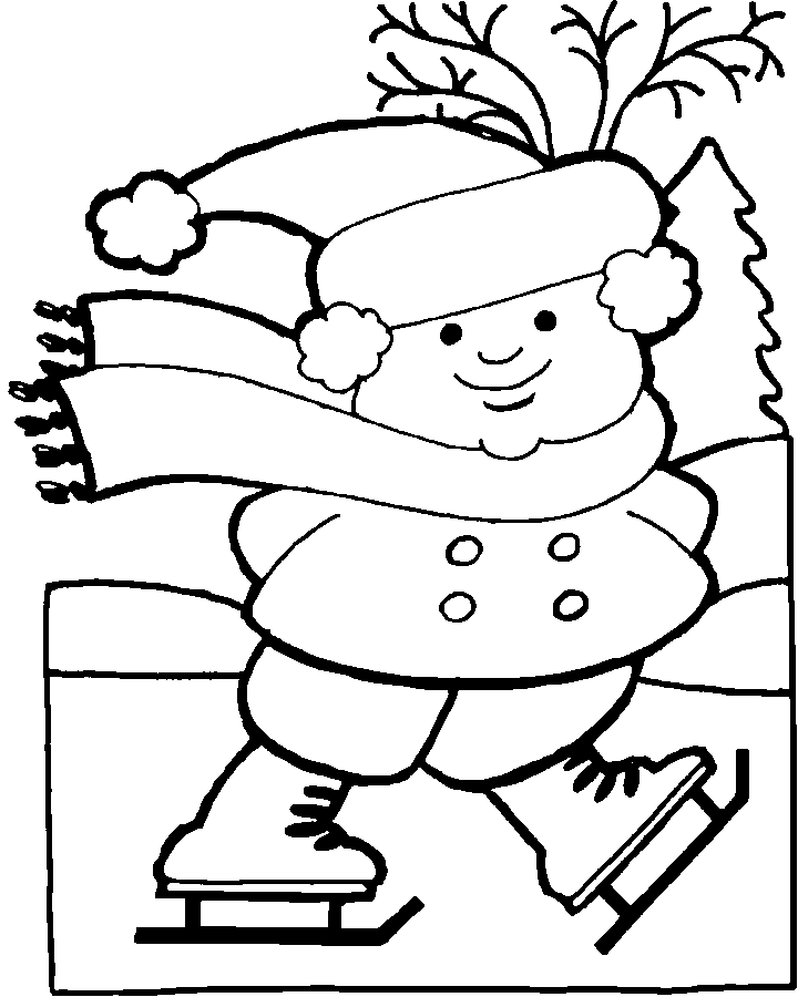 Winter-clothes-coloring-pages-1 | Free Coloring Page Site ...