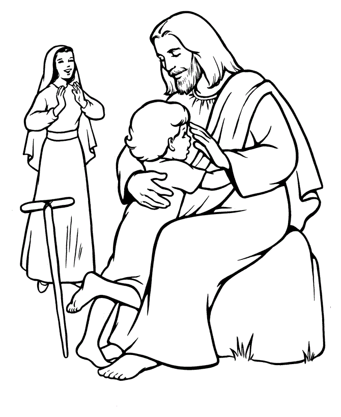 Printable Christmas Coloring Pages of Jesus | Coloring